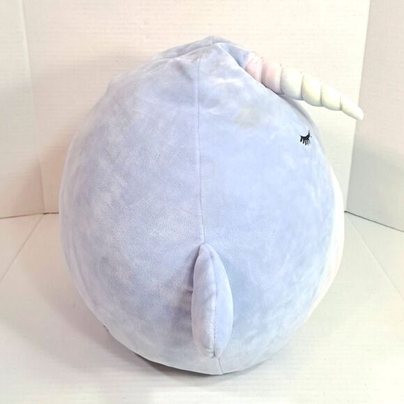 NWT 2021 KellyToys Squishmallow 18" Naomi the Narwhal Plush Whale Toy Plushie - Picture 4 of 6